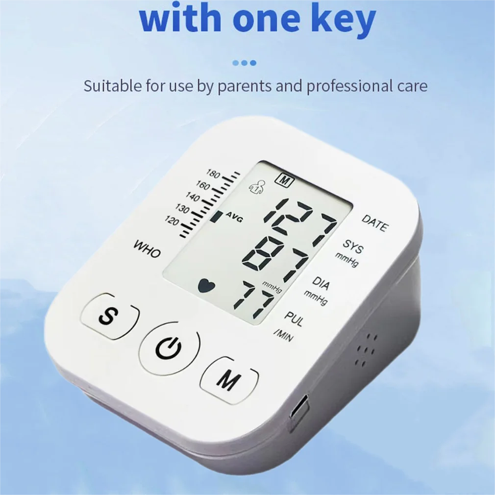 **Tensiomètre Électronique Bras LCD – Mesure Précise Tension & Pouls**