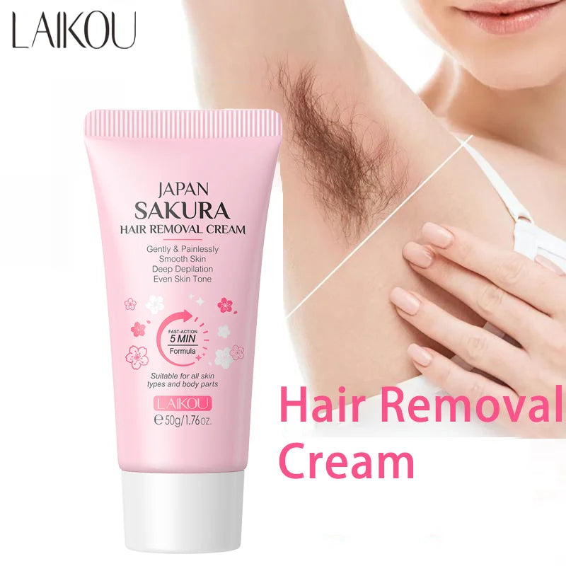 **Crème Dépilatoire Intime LAIKOU 50g – Épilation Douce & Sans Douleur**