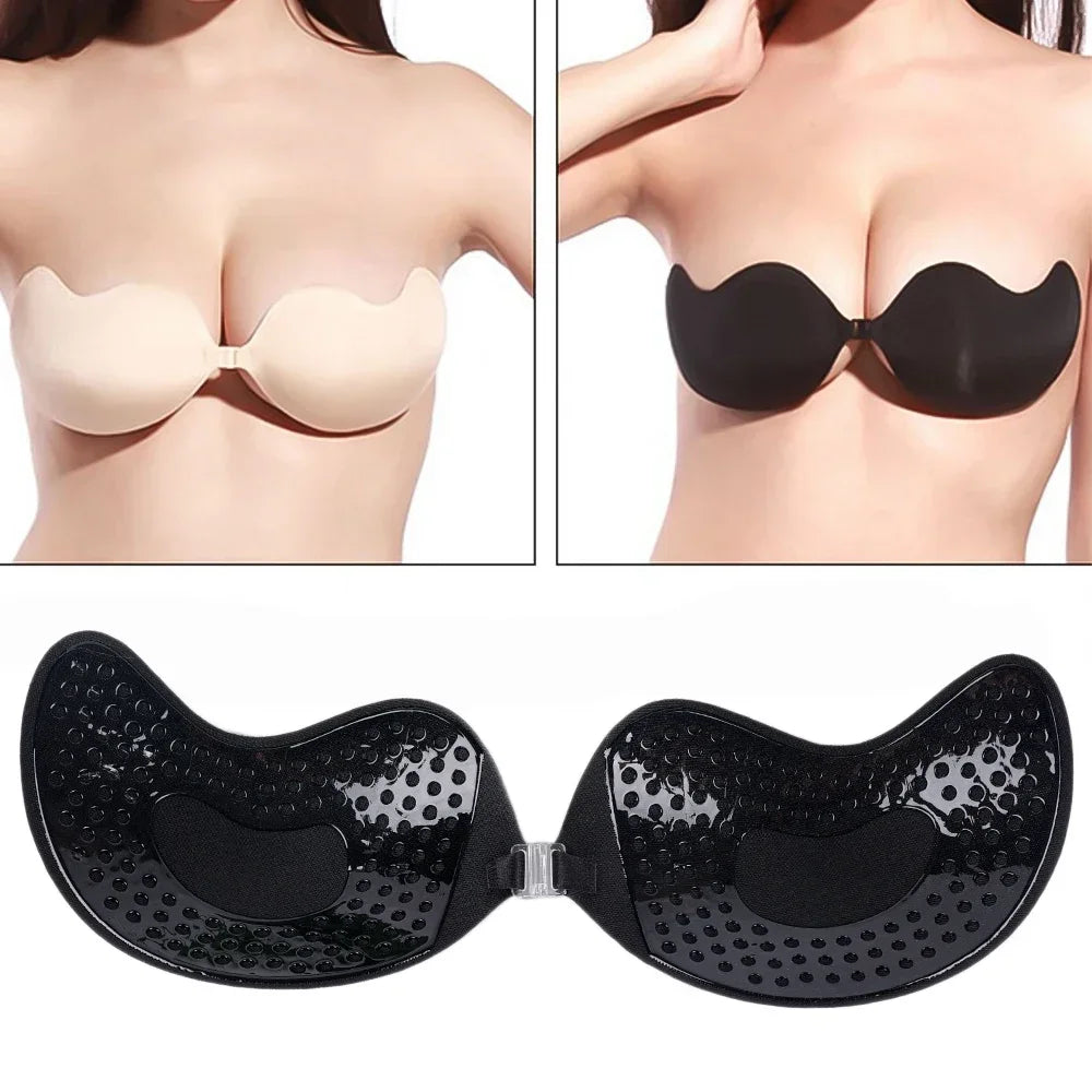 **Soutien-Gorge Adhésif Invisible Push-Up Sans Bretelles**