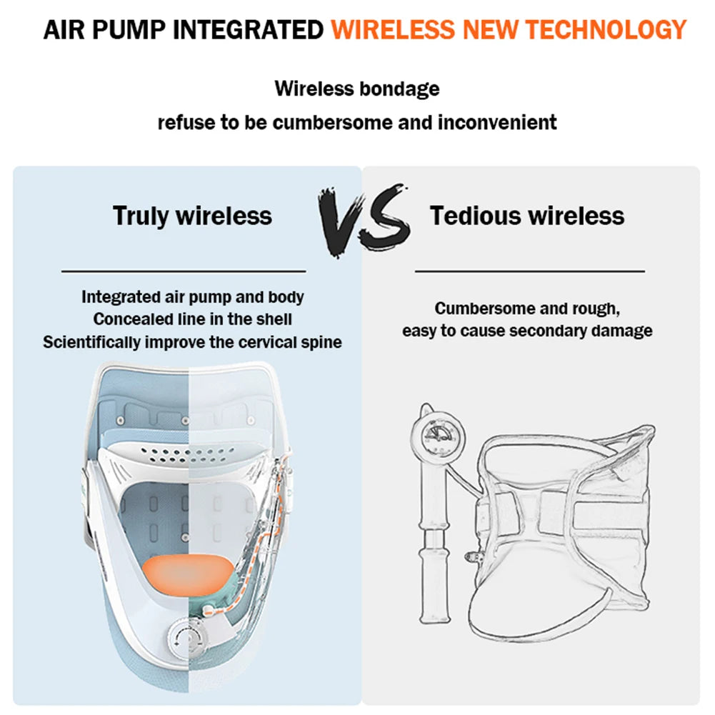 .Collier Cervical Gonflable de Traction – Soulagement Naturel des Douleurs du Cou™