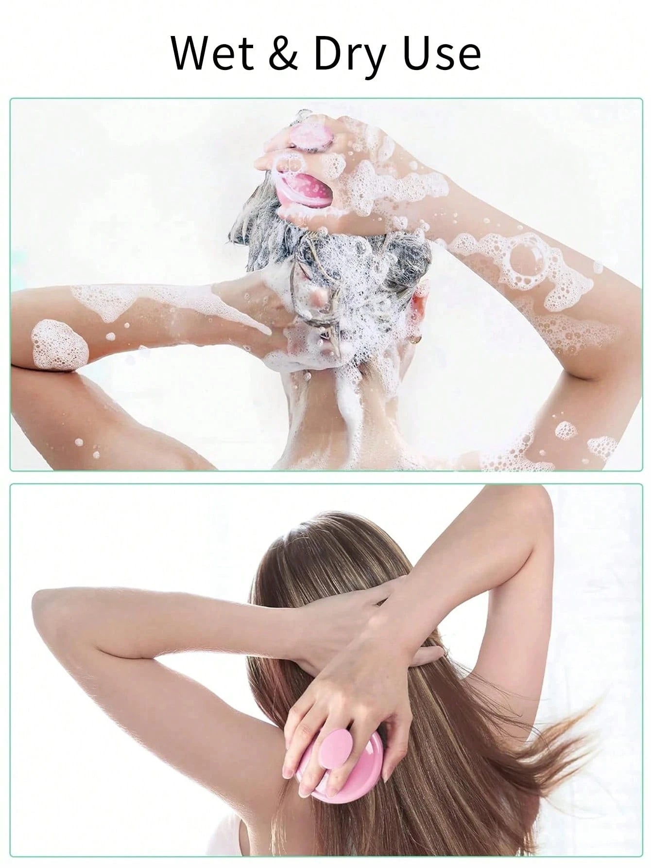 Brosse Massage Cuir Chevelu Silicone